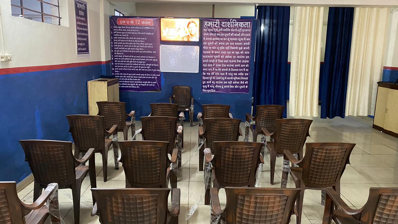 Close-up of a Zen garden with stones